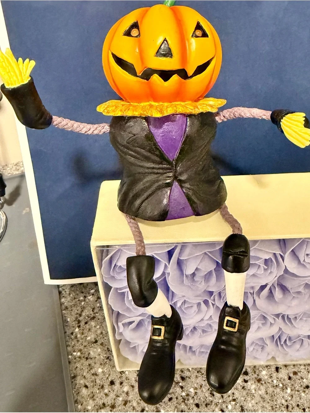 Halloween 🎃Pumpkin Head decor piece